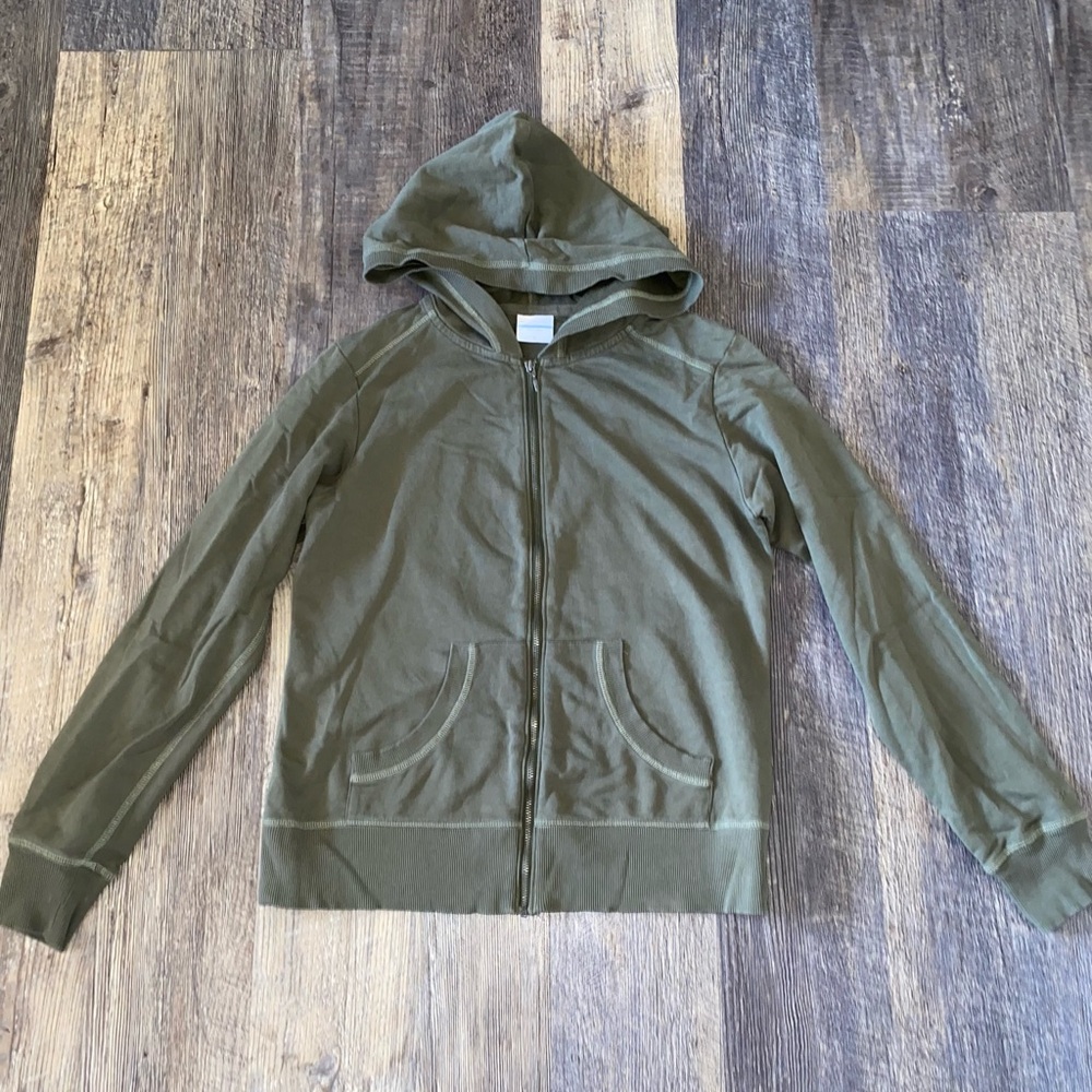 Columbia Olive Green Full-Zip Hoodie Jacket